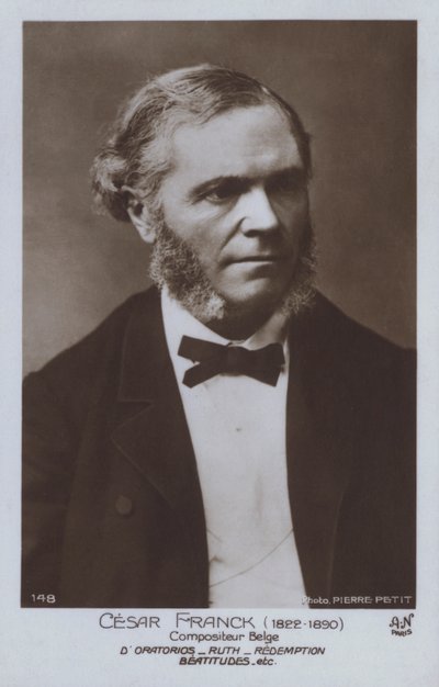 Cesar Franck, belgischer Komponist und Pianist von Pierre Petit