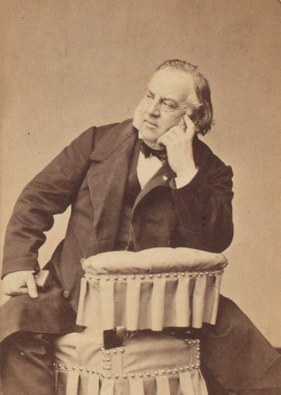 Porträt des Komponisten Louis Clapisson (1808-1866), von Pierre Lanith Petit von Pierre Petit