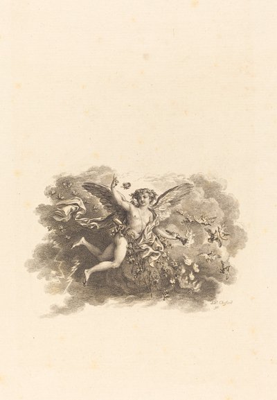 Fleuron für die Titelseiten von Pierre Philippe Choffard