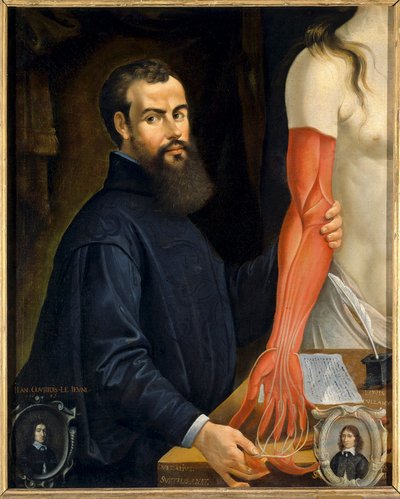 Porträt von Andre Vesale von Pierre Poncet