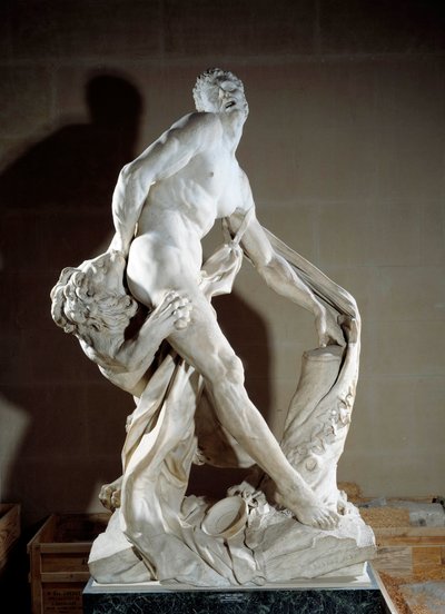 Darstellung des Athleten Milon von Kroton von Pierre Puget
