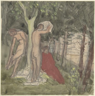 Badende von Pierre Puvis de Chavannes