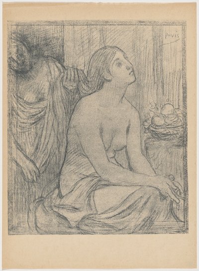 Die Toilette von Pierre Puvis de Chavannes