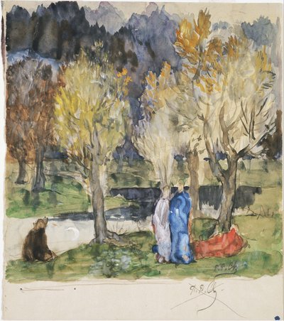 Heiliger Hain von Pierre Puvis de Chavannes