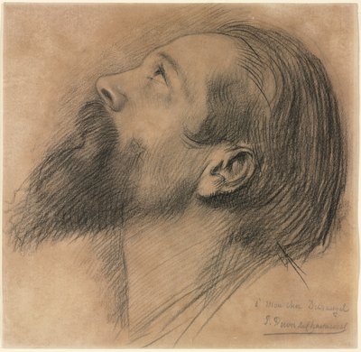 Studie für das Fries der Sainte Geneviève von Pierre Puvis de Chavannes