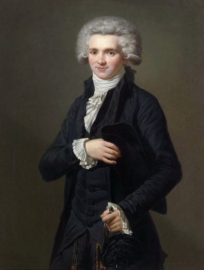 Porträt von Maximilien de Robespierre 1758-1794 von Pierre Roch Vigneron