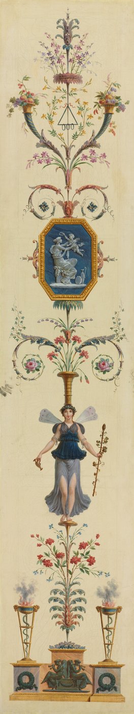 Dekoratives Panel, 1790er Jahre von Pierre Rousseau