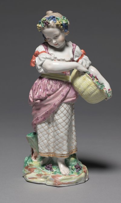 Frühling, hergestellt von der Bristol Porzellanmanufaktur, ca. 1775 von Pierre Stephan