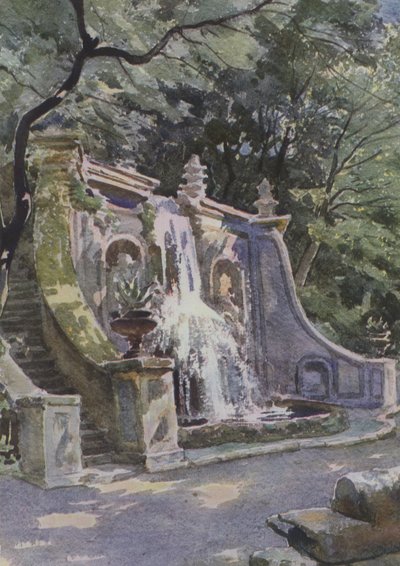 Frascati, Villa Aldobrandini von Pierre Vignal
