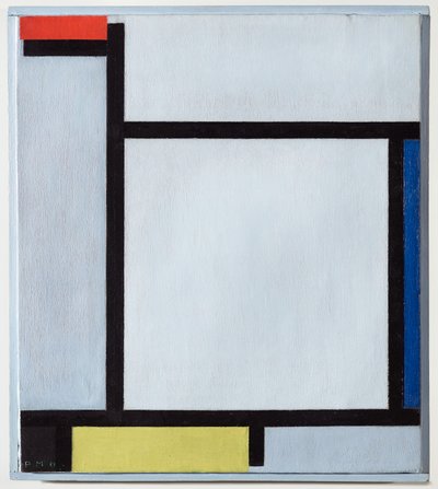 Komposition mit Rot, Blau, Schwarz, Gelb und Grau von Piet Mondrian