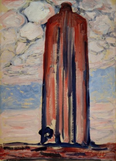 Leuchtturm in Westkapelle von Piet Mondrian