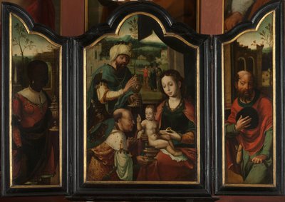 Triptychon mit der Anbetung der Könige von Pieter Coecke van Aelst (I) (workshop of)