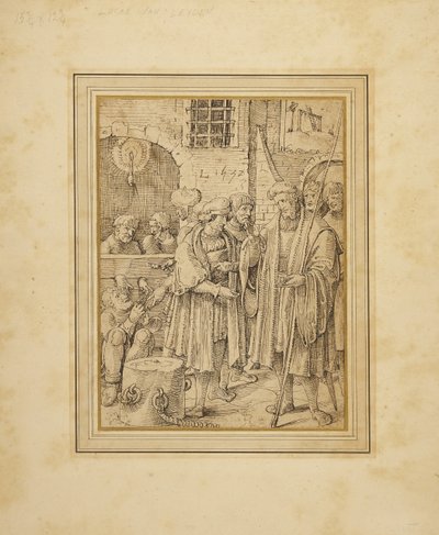 Die sieben Werke der Barmherzigkeit: Die Gefangenen befreien von Pieter Cornelisz. (Kunst)