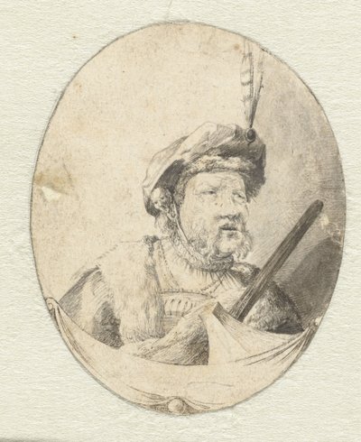 Büste eines Mannes in orientalischer Kleidung von Pieter Cornelisz. Verbeeck (possibly)