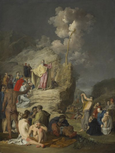 Moses und die eherne Schlange, ca. 1625-46 von Pieter Fransz de Grebber