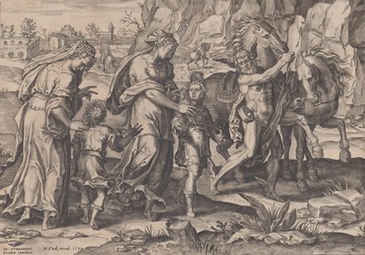Jugend, aus Der Lauf des menschlichen Lebens, 1570 von Pieter Furnius