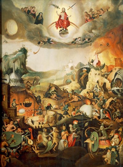 Jüngstes Gericht, um 1554 von Pieter Huys