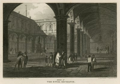 Innenraum der Royal Exchange, London von Pieter Jansz. Quast