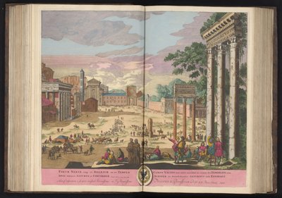 Forum Romanum in Rom von Pieter Schenk (I)