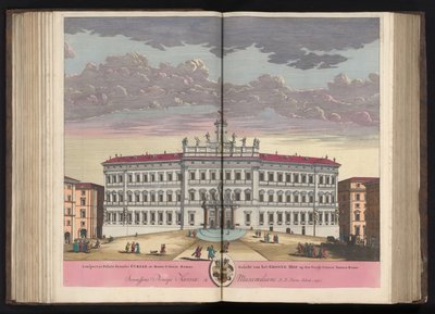 Palazzo di Montecitorio in Rom von Pieter Schenk (I)