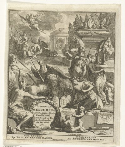 Titelblatt für den Europischen Mercurius von 1702 von Pieter Sluyter