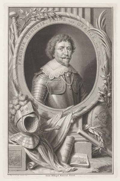 Porträt von Friedrich Heinrich, Prinz von Oranien von Pieter Tanjé