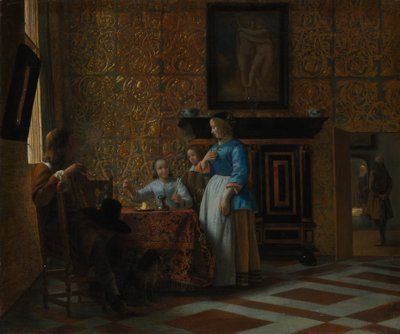 Freizeit in eleganter Umgebung von Pieter de Hooch