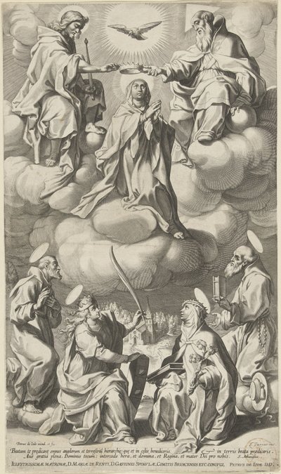 Krönung Mariens von Pieter de Jode (I) (attributed to)