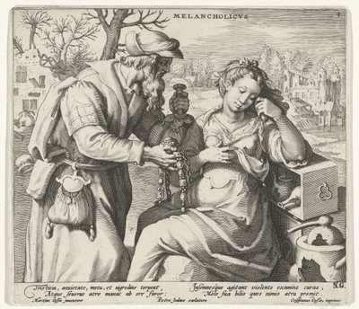 Das melancholische Temperament von Pieter de Jode (I)