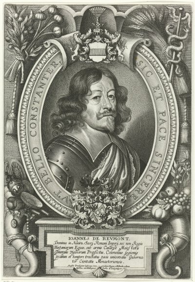 Porträt von Johann von Reumont von Pieter de Jode (II)