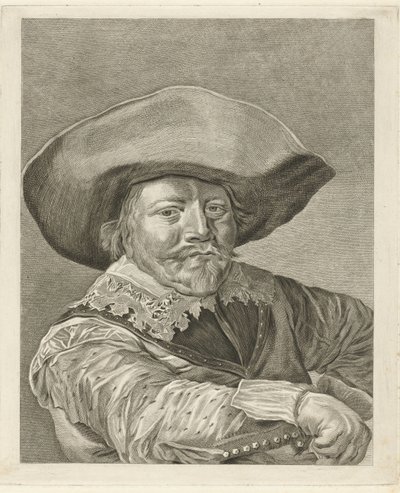 Porträt eines Mannes im Kostüm des 17. Jahrhunderts von Pieter de Mare