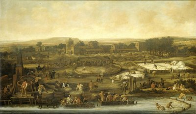 Wollherstellung von Pieter de Molijn
