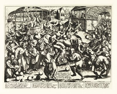 Fest der Narren, Mittelalter von Pieter the Elder (after) Bruegel