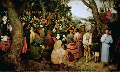 Johannes der Täufer predigt von Pieter the Elder Bruegel
