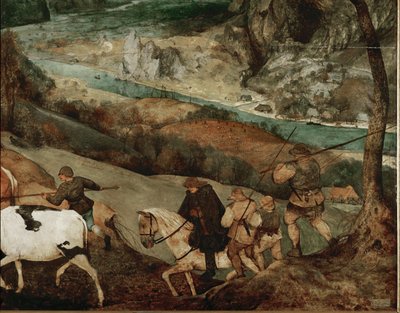 Die Rückkehr der Herde von Pieter the Elder Bruegel