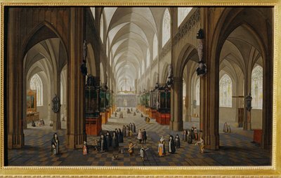 Innenansicht der Kathedrale von Antwerpen von Pieter the Elder Neefs