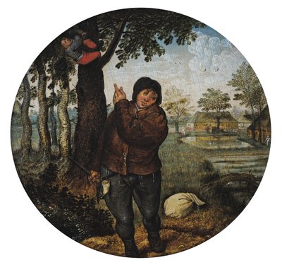 Diebstahl des Vogelnests von Pieter Brueghel the Younger