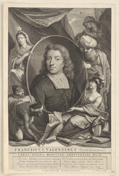 Porträt von François Valentijn von Pieter van Gunst