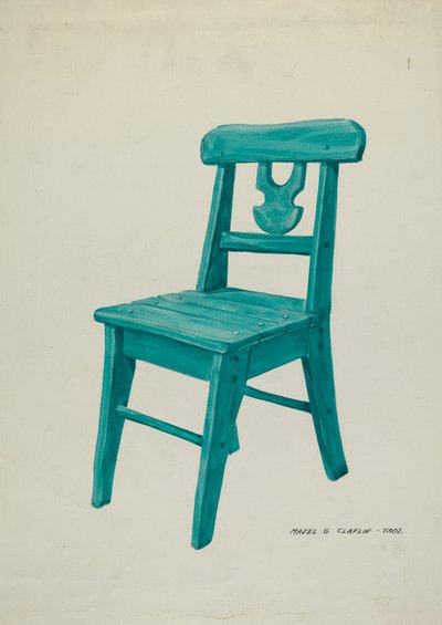 Stuhl, um 1937 von Pieter van Hanselaere