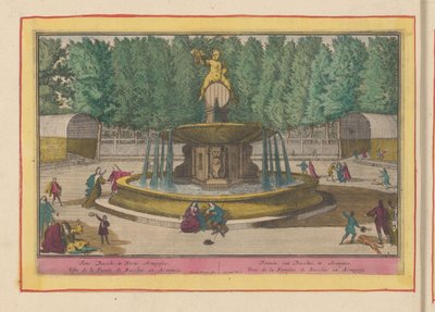 Bacchus-Brunnen in den Gärten des Königspalastes von Aranjuez von Pieter van den Berge