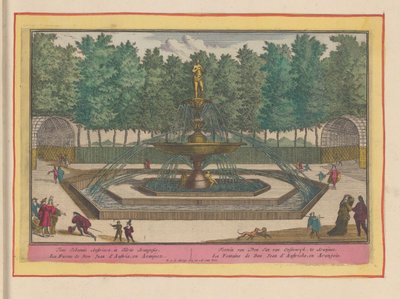 Brunnen von Don Juan von Österreich in den Gärten des Königlichen Palastes von Aranjuez von Pieter van den Berge