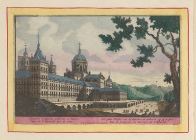 Ansicht der Rückseite des Escorial von Pieter van den Berge
