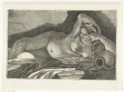 Liegender weiblicher Akt von Pieter van den Berge