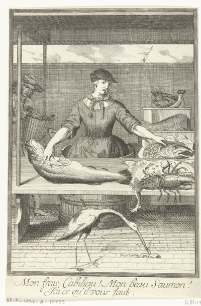 Fischverkäuferin von Pieter van den Berge