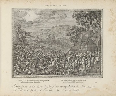 Abraham befreit Lot von Pieter van der Borcht (I)