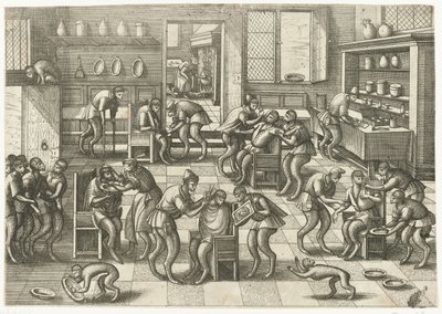 Barbier- und Chirurgenladen von Pieter van der Borcht (I)