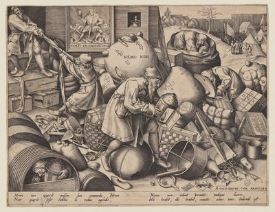 „Nemo Non“ (Jeder Mensch sucht seinen eigenen Vorteil) von Pieter van der Heyden