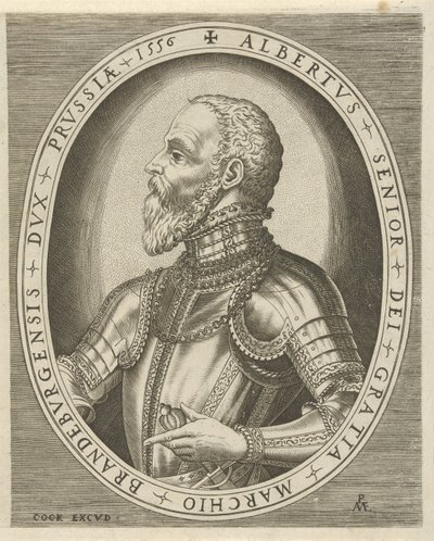 Porträt von Albrecht Friedrich, Markgraf von Brandenburg von Pieter van der Heyden