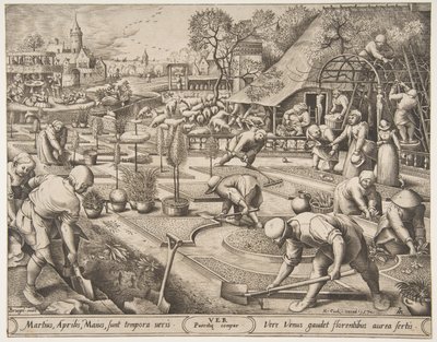 Frühling (1570) von Pieter van der Heyden