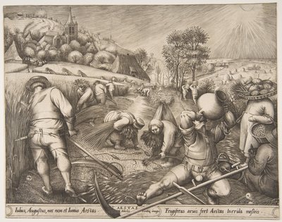 Sommer Aestas aus der Serie Die Jahreszeiten von Pieter van der Heyden